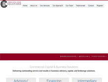 Tablet Screenshot of ccbsolutions.com